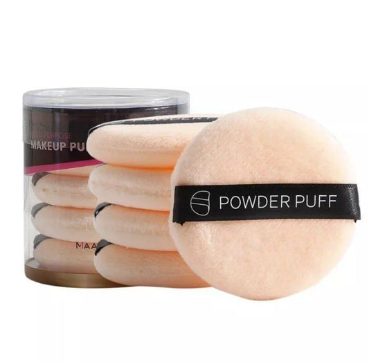 Peach Cotton Powder Puff