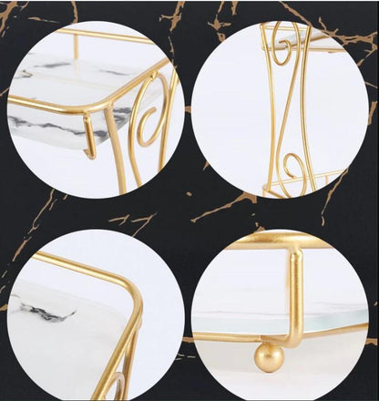 Golden Makeup Organizer