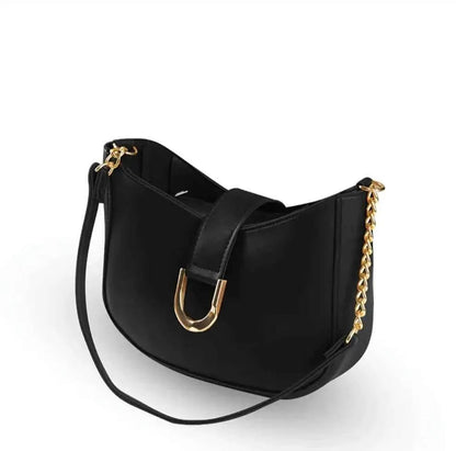 Black PU Handbag