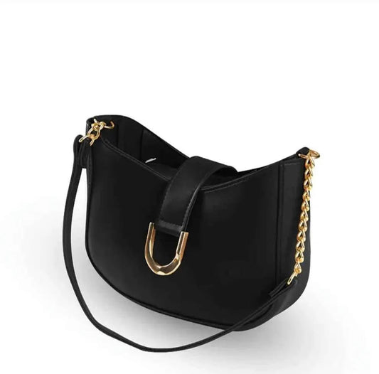 Black PU Handbag